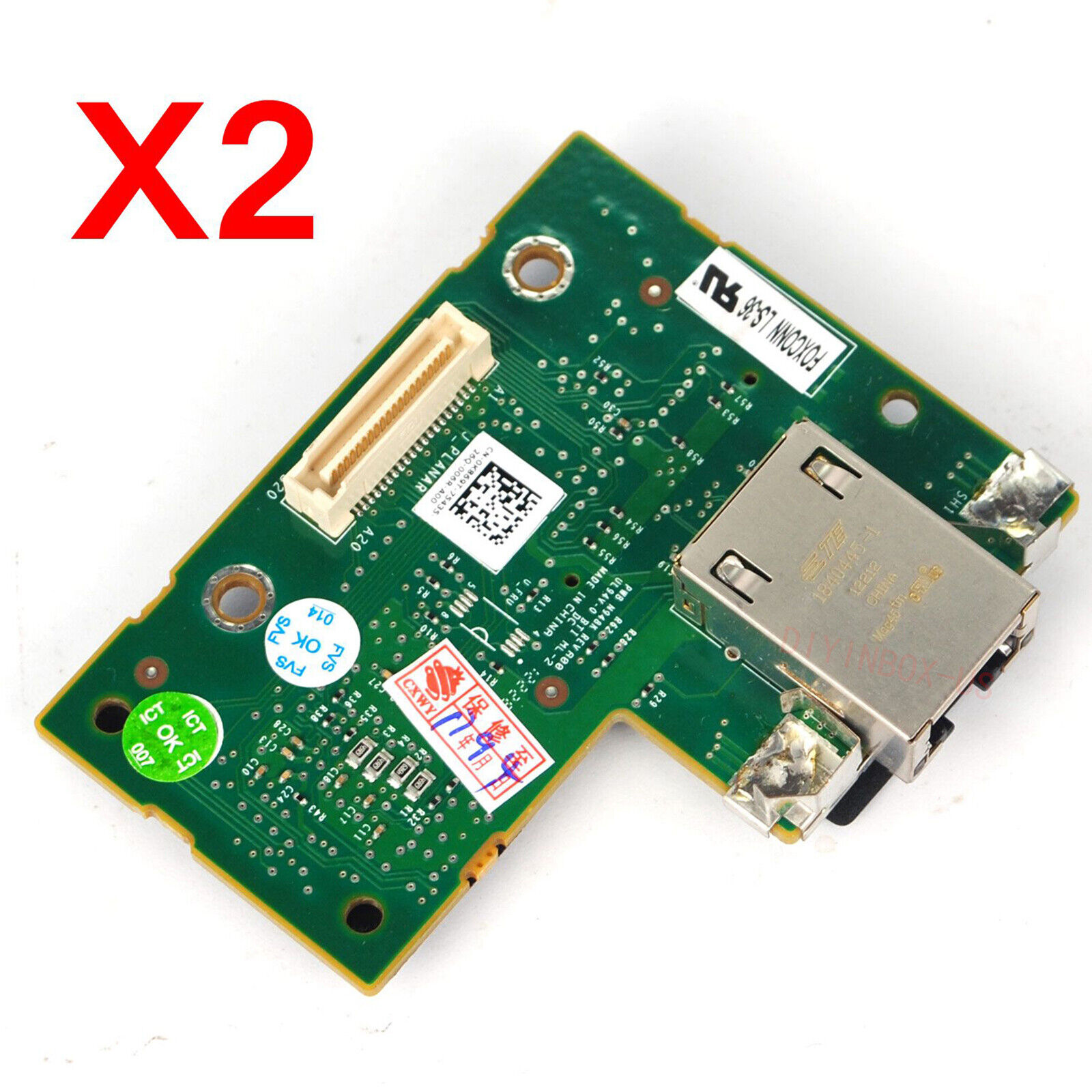 2pcs DRAC6 Enterprise Remote Access Card For Dell R410 R510 R610 R710 K869T US
