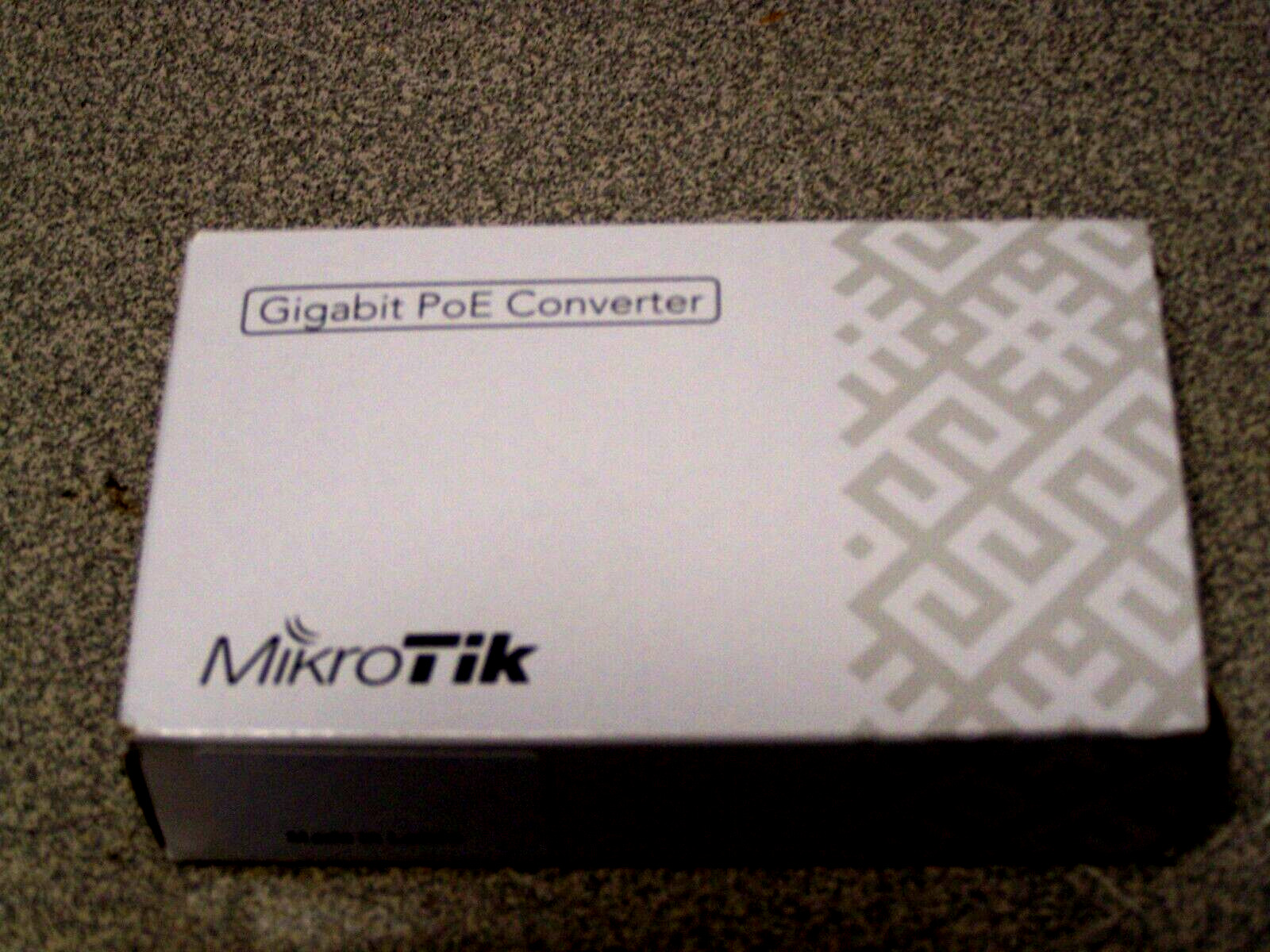 Mikrotik PoE Converter RBPOE-CON-HP 802.3af support, 802.3at PoE plus support