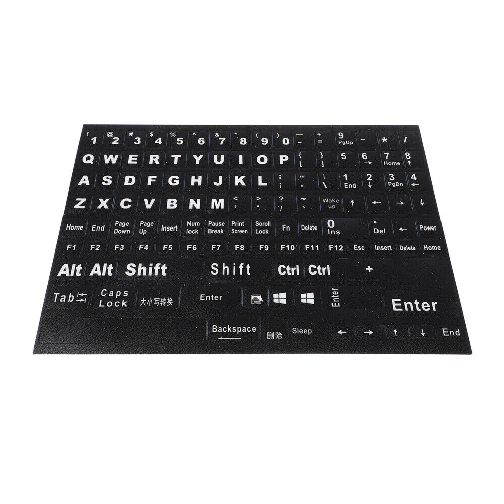  Letters Keyboard Labels English Stickers Alphabet Computer Laptop