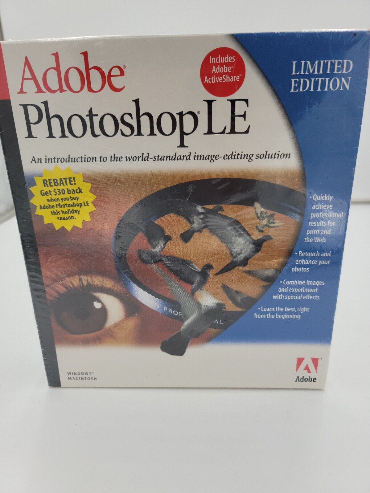 Adobe Photoshop LE Limited Edition New Sealed