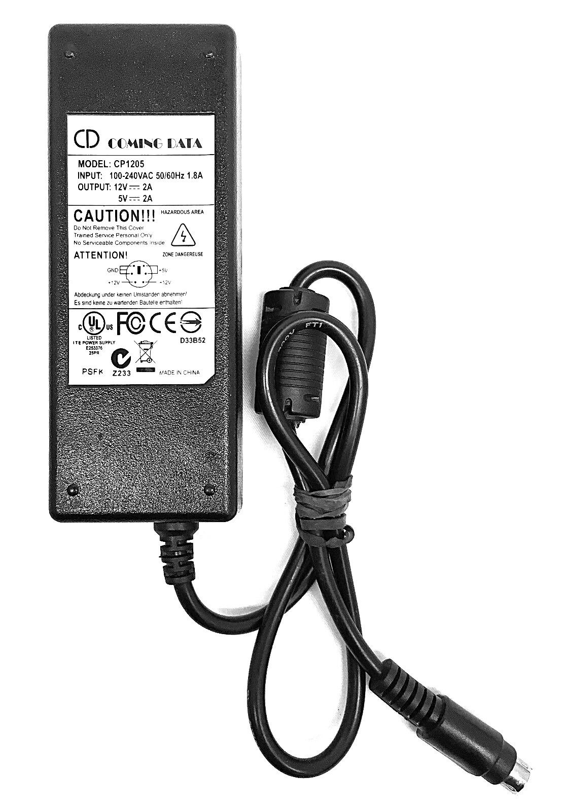 AC Adapter Power Charger  COMING DATA CP1205 5V/2A 12V/2A / F41-10