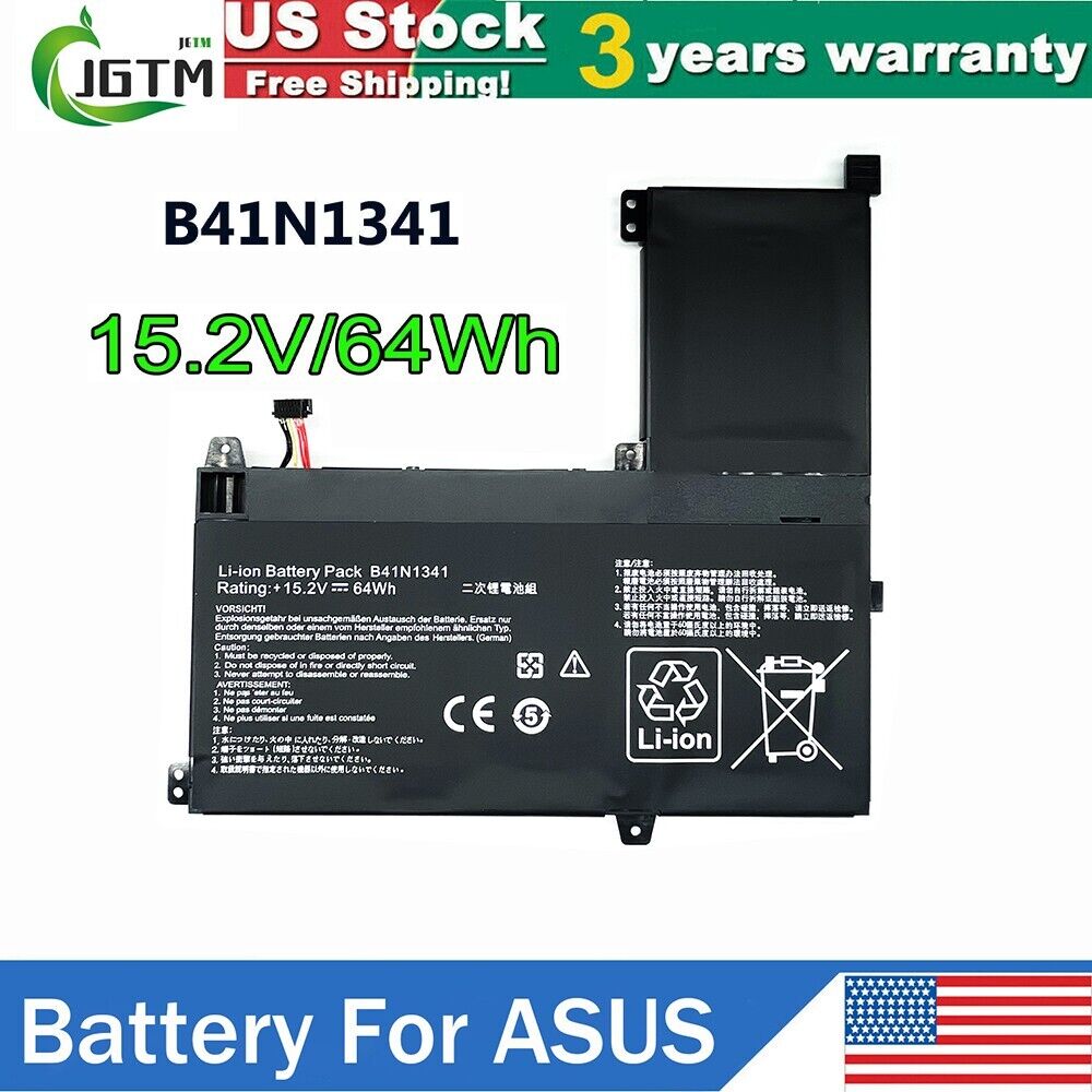 B41N1341 Battery for Asus Q502L Q502LA Q502LA-BBI5T14 Q502LA-BBI5T12 64Wh 15.2V