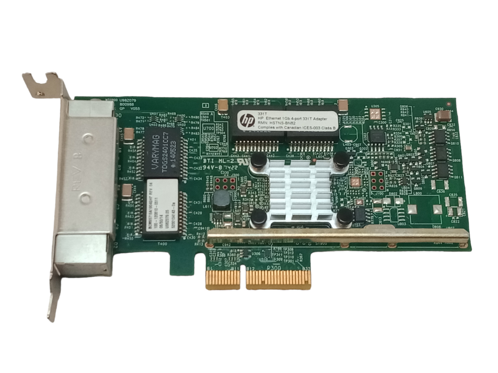 HP BCM95719A1904GHP 647592-001 4-port PCIe Network Adapter Card | Tested Working