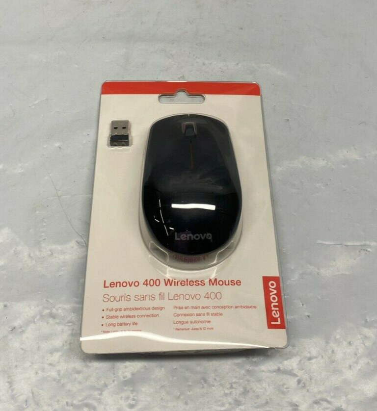 *NEW* Lenovo 400 Wireless Mouse - Black - GY50R91293