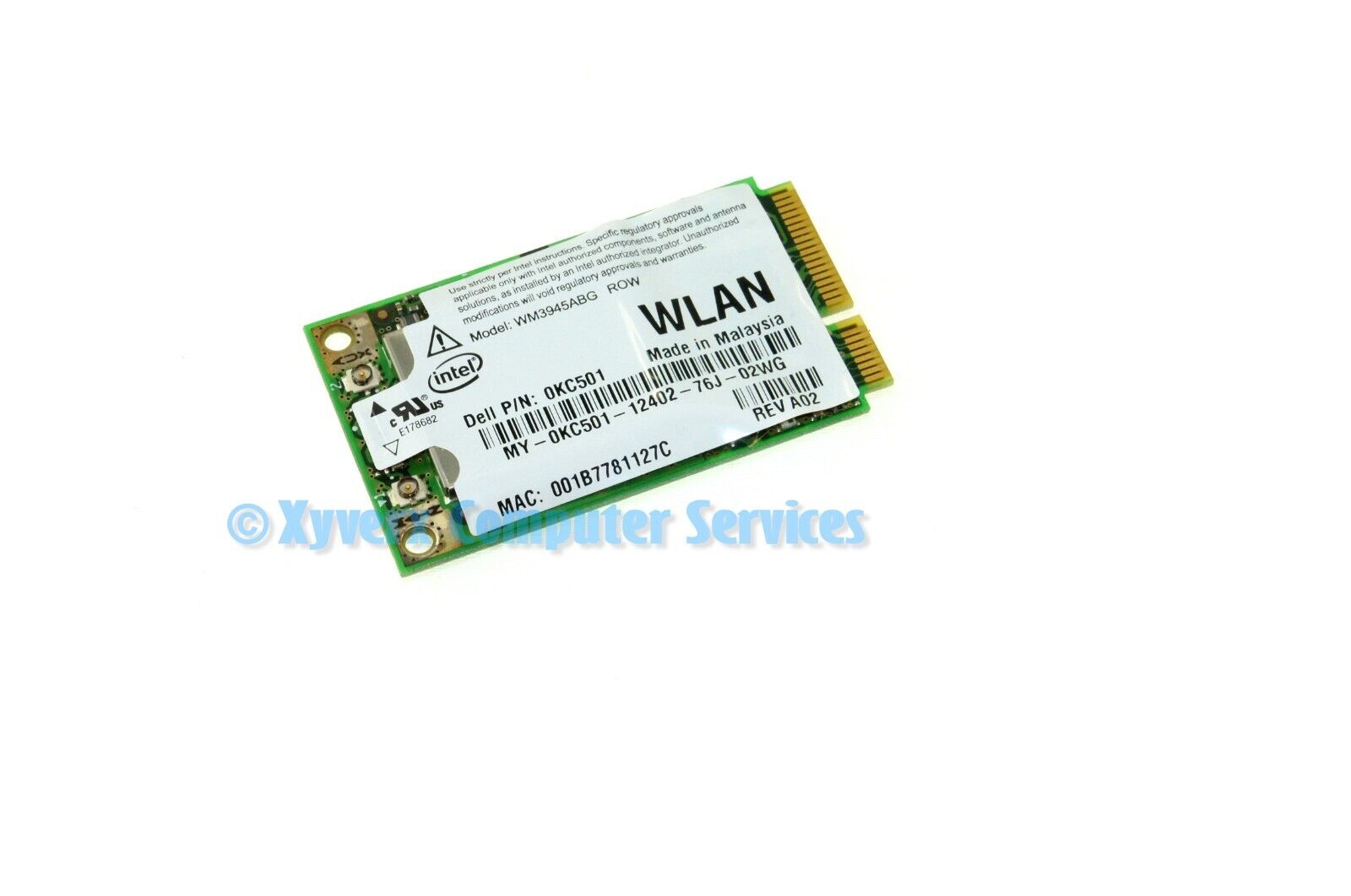 NC293 GENUINE OEM DELL WIRELESS CARD WIFI PCIE INSPIRON 1420 SERIES (CB78)