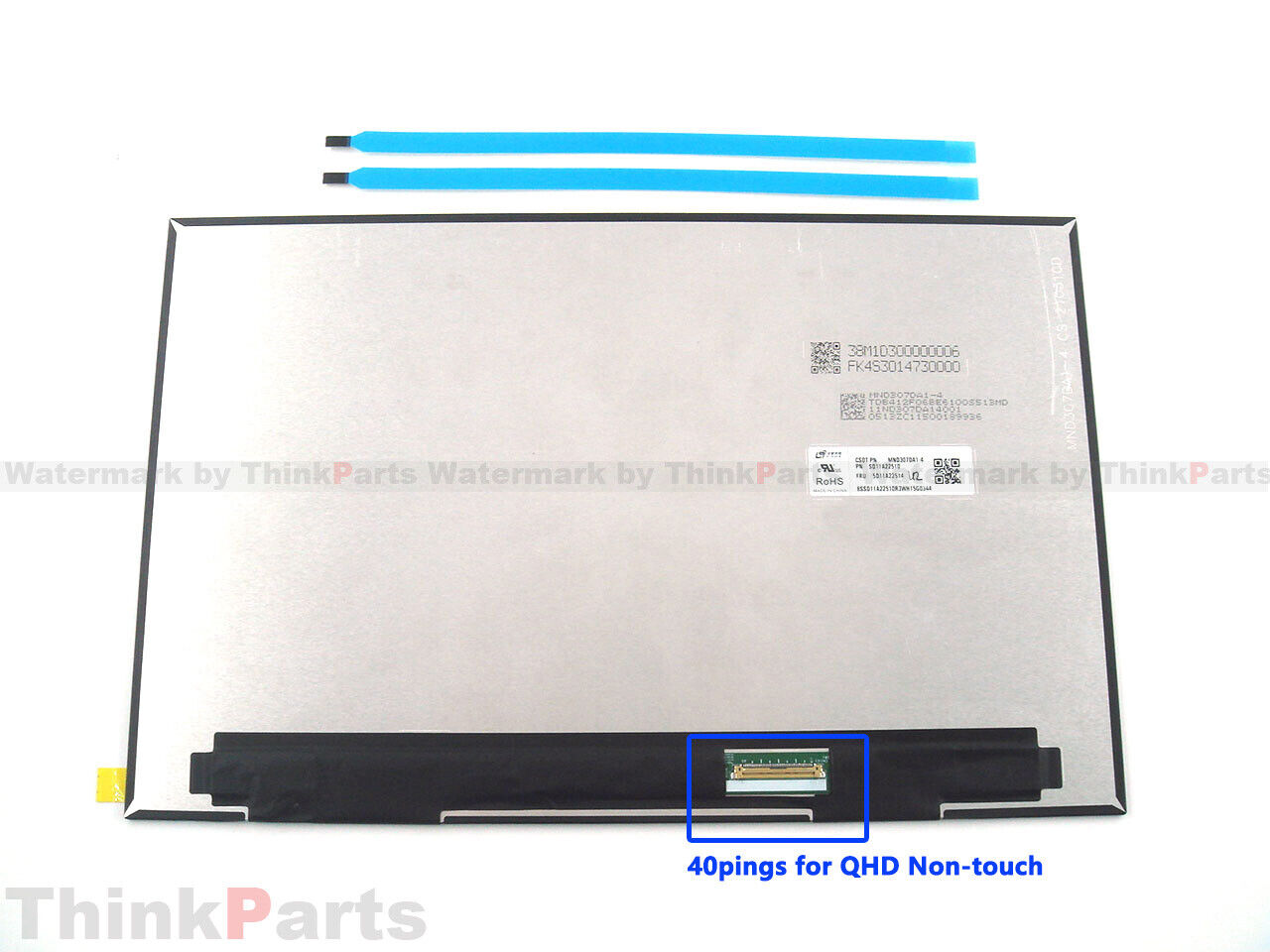 New/Orig Lenovo ThinkPad X13 Gen 2 Lcd Screen QHD 40-pings Bent NTS 5D11A22514