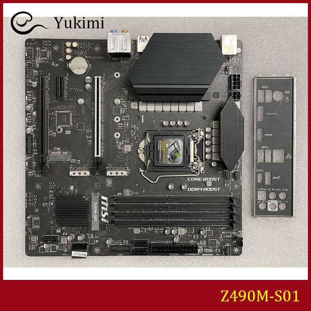 FOR MSI Z490M-S0110th Gen HDMI Display LGA1200 DDR4 128GB m-ATX Motherboard