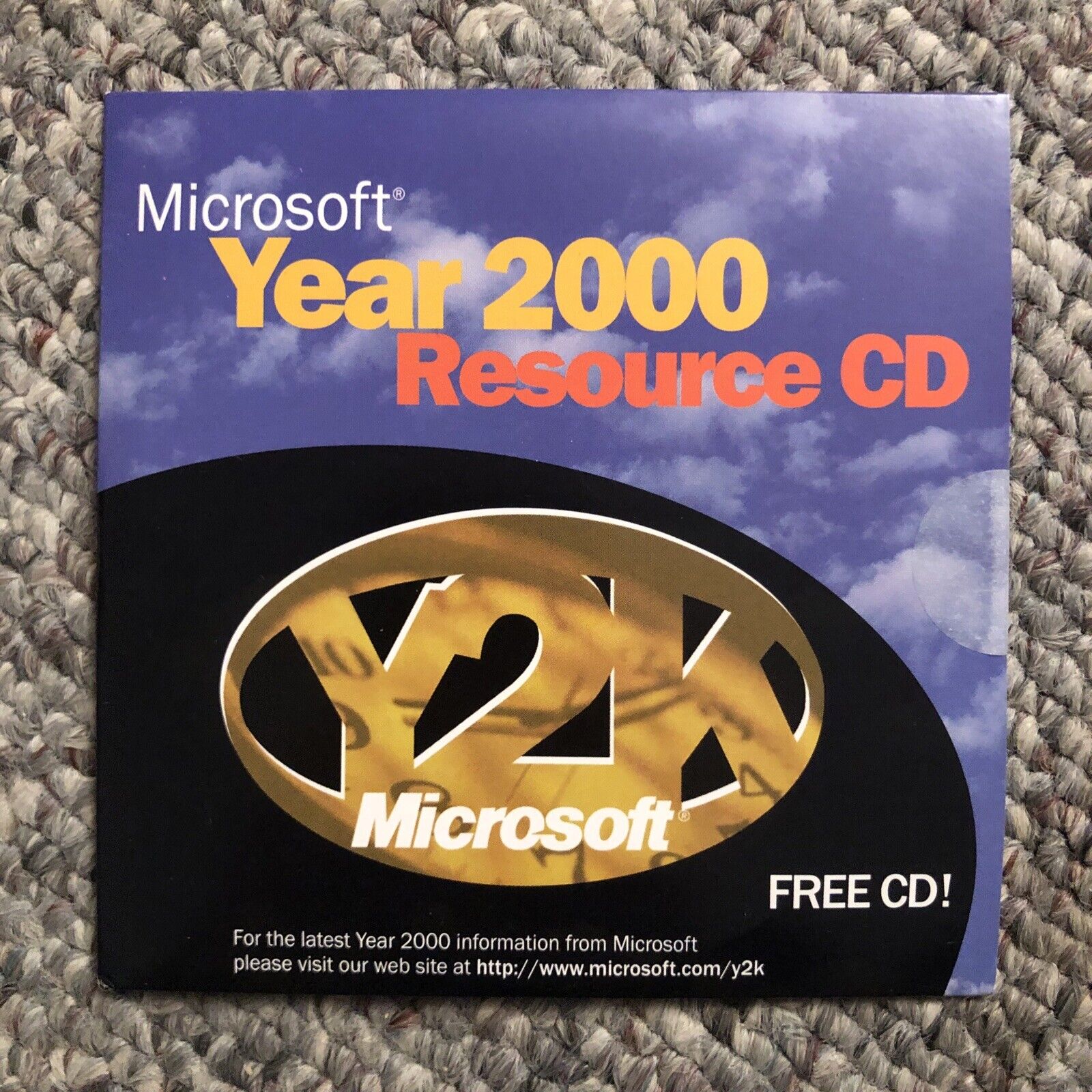 Vintage 1999 Microsoft Year 2000 Resource CD Y2K Software