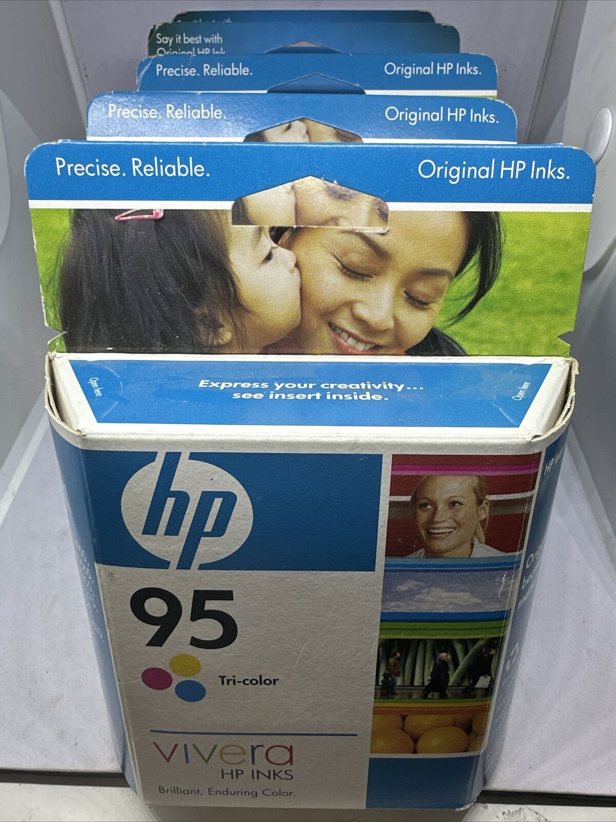 HP 95 Tri-Color Vivera HP Inkjet Print Cartridges (1 Lot Of 5) Genuine HP Carts