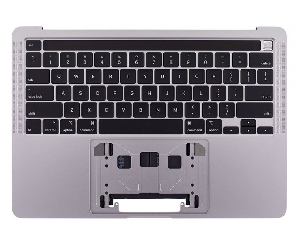 GENUINE Grade C / MacBook Pro 13 2020 A2251 Top Case / Palmrest + Battery / Gray