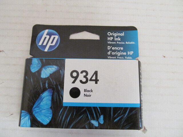 Genuine HP 934 Black Ink Cartridge,  EXP May 2024