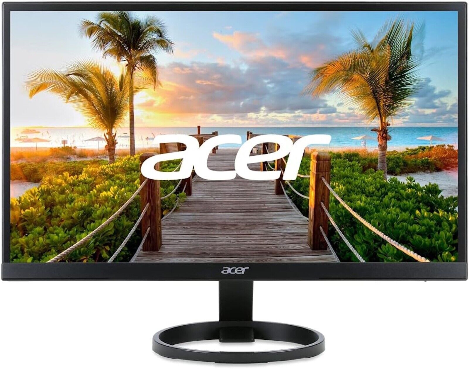 Acer R241Y BBIX 24” Ultra-Thin Full HD LED LCD Monitor 1920 x 1080 HDMI VGA NIOB