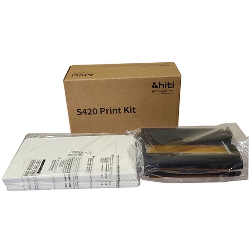 HiTi 4x6'' P-100 Media Print Kit for S420 Photo Printer (100 Prints)