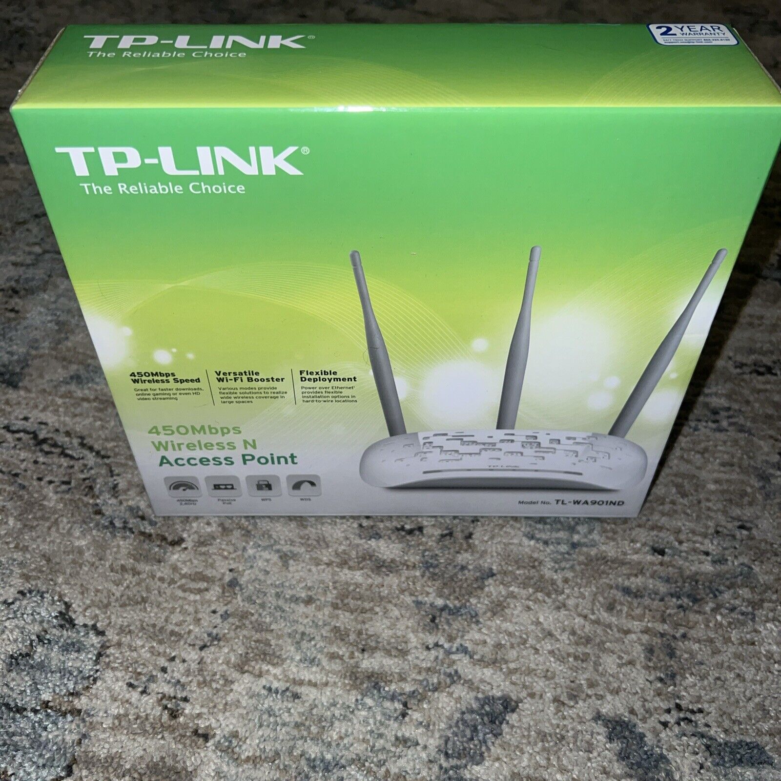 TP-Link Network TL-WA901ND 300Mbps Wireless N Access Point Original Box