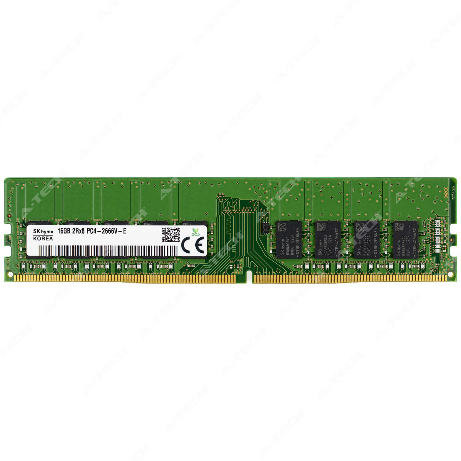 Hynix 16GB 2Rx8 PC4-2666V ECC UDIMM DDR4-21300 ECC Unbuffered Server Memory RAM
