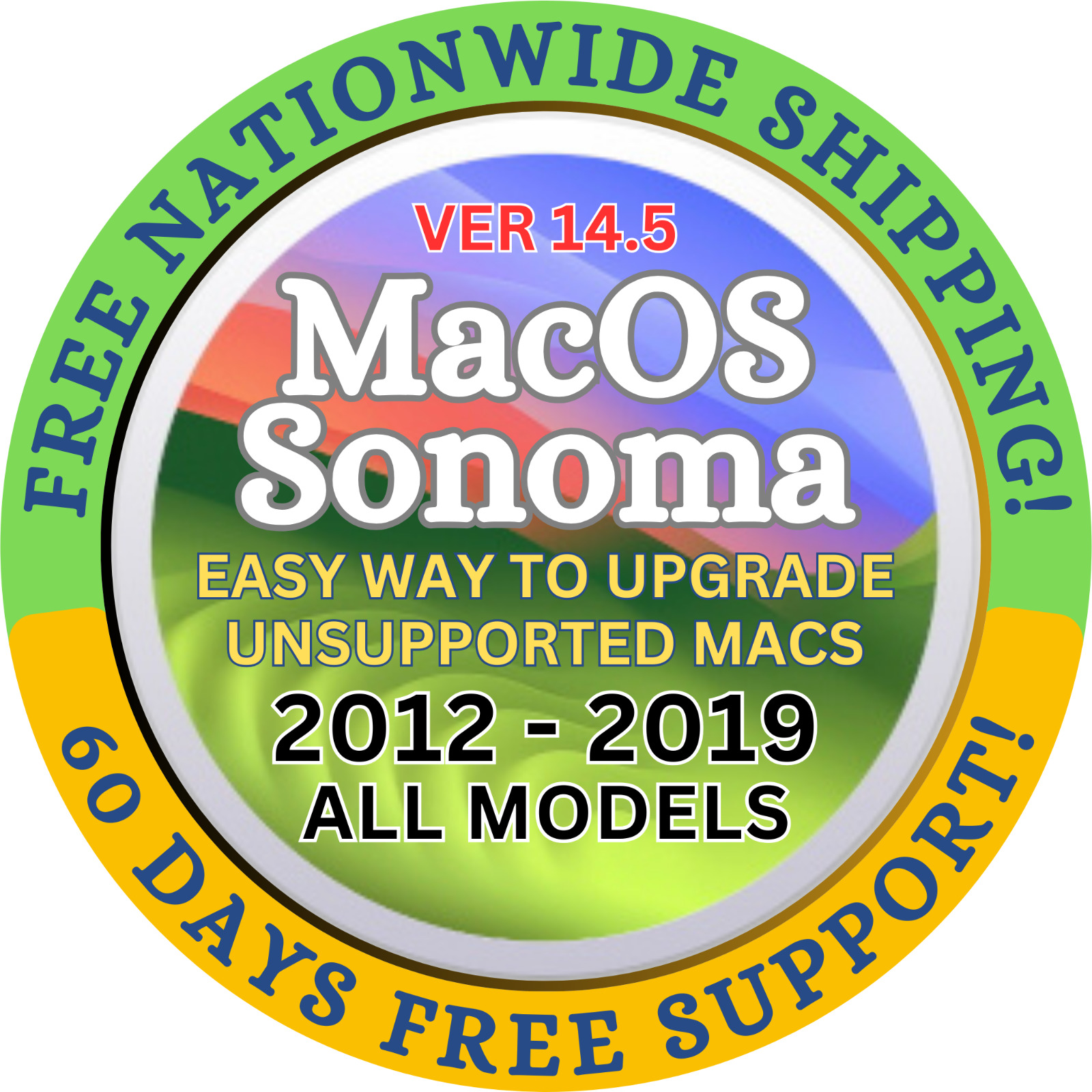 MacOS Sonoma USB for Unsupported Apple MacBook Pro 2012 2013 2014 2015 2016 2017