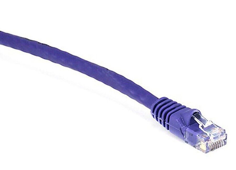 50 PACK LOT 15FT CAT6 Ethernet Patch Cable Purple RJ45 550Mhz UTP 4.5M