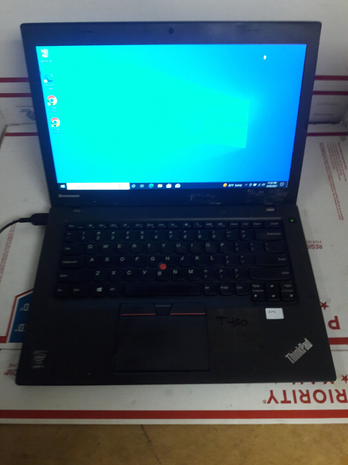 CLOSEOUT LenovoThinkPad T450 250GB HDD i5 Windows 10 Office 2007 4GB RAM  #623