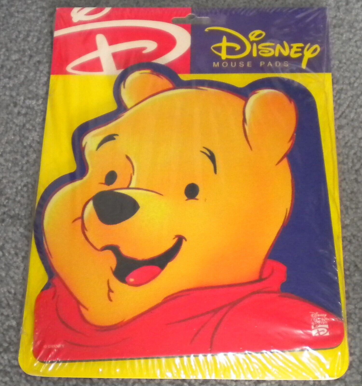 Winnie The Pooh Bear Disney Computer  Mouse Pad   New Vintage for Gamers  Rubber