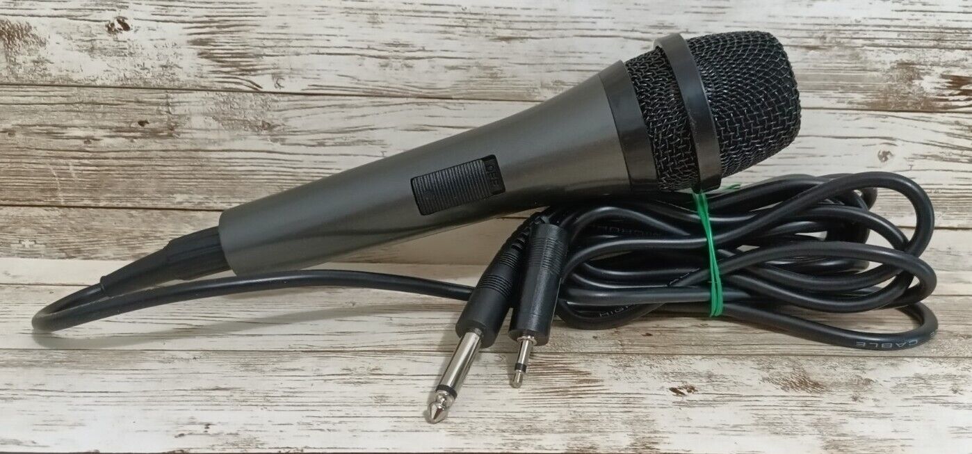 10Ft Wired Handheld Unbranded Microphone Professional Karaoke Adapter On Off