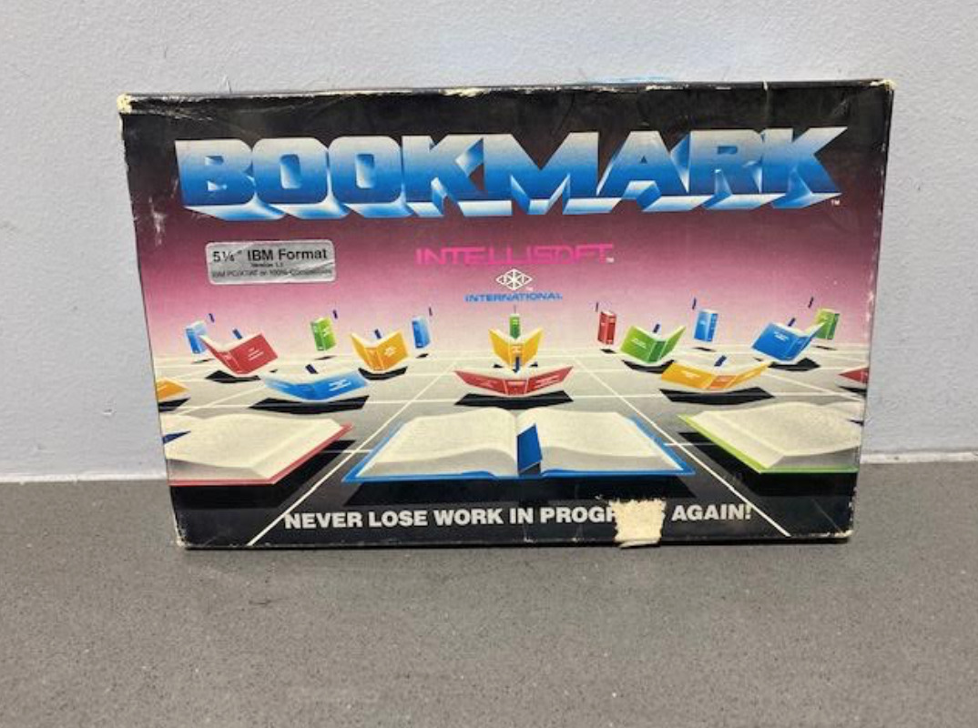 Bookmark Intellisoft 5 1/4 ibm format version 1.1