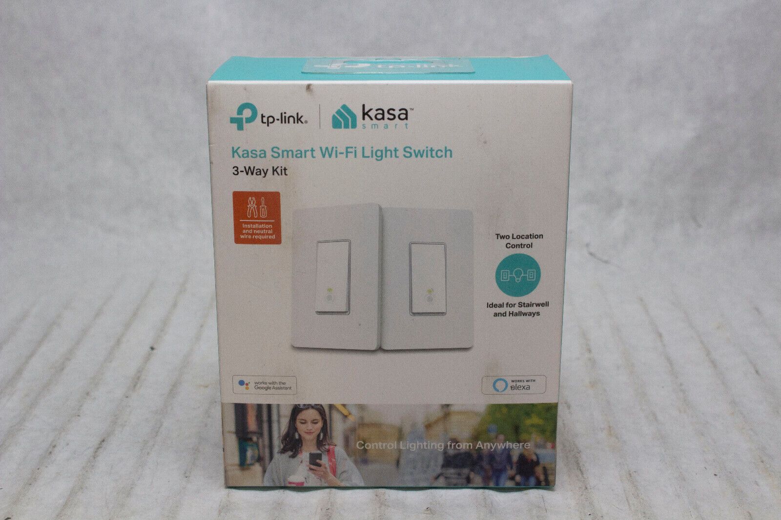 TP-Link Kasa Smart Wi-Fi Light Switch 3-Way Kit BRAND NEW SEALED UNUSED