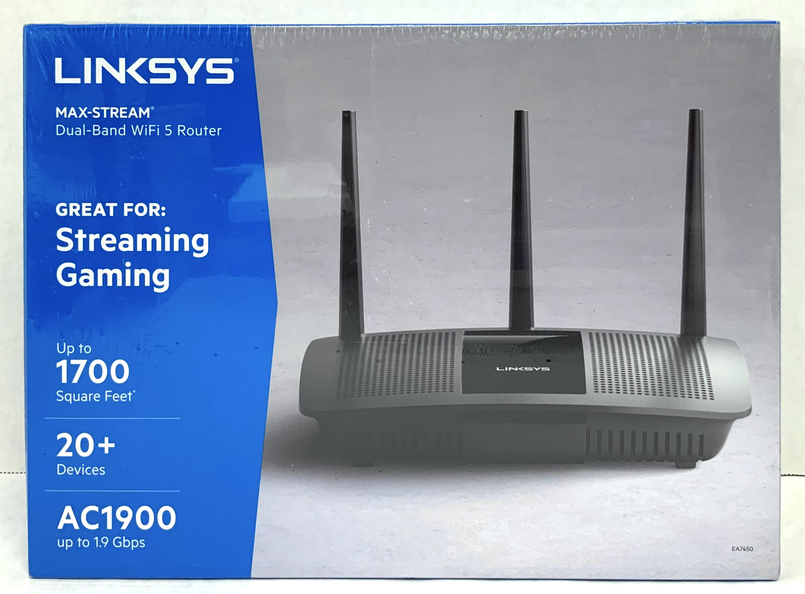 NEW Linksys R74 EA7450 Max-Stream AC1900 Wireless Dual-Band Gigabit Router