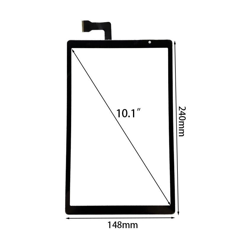 New 10.1  Inch Touch Screen Digitizer Panel Glass For Vortex T10M