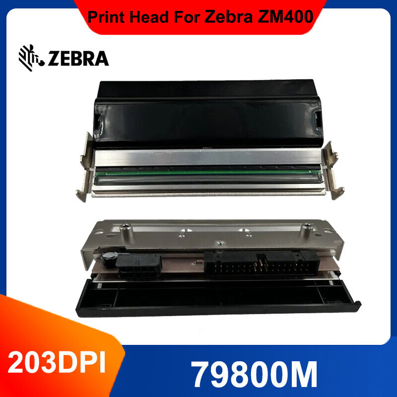 NEW Print Head for Zebra ZM400 Thermal Printer 203dpi Replaces 79800M