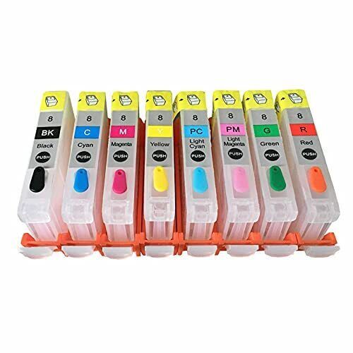 CLI-8 CLI8 Empty Refillable Cartridges for Canon PRO 9000 – with ARC Chips