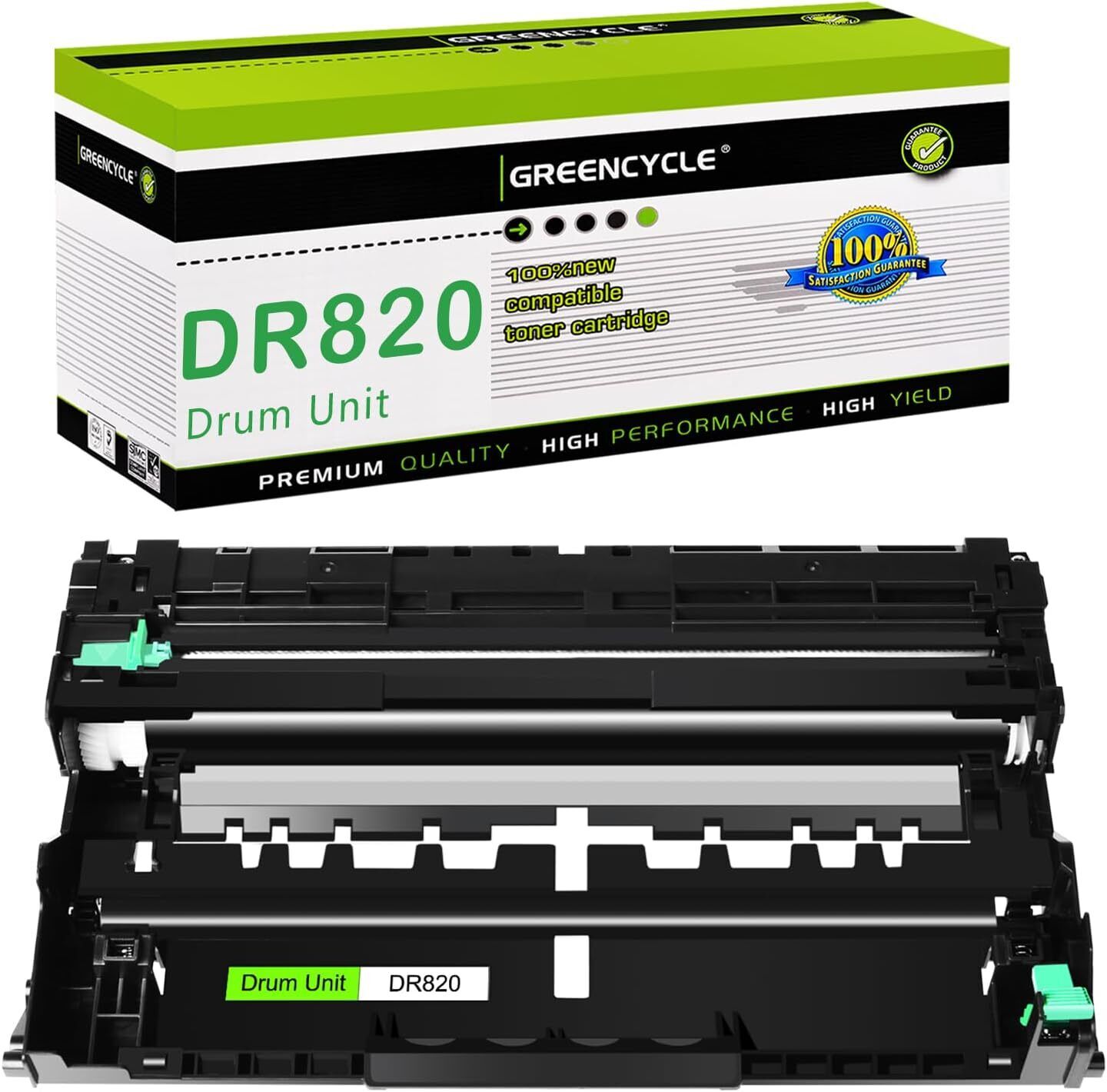 greencycle High Yield DR820 DR-820 Drum Unit Compatible for Brother MFC-L5900DW