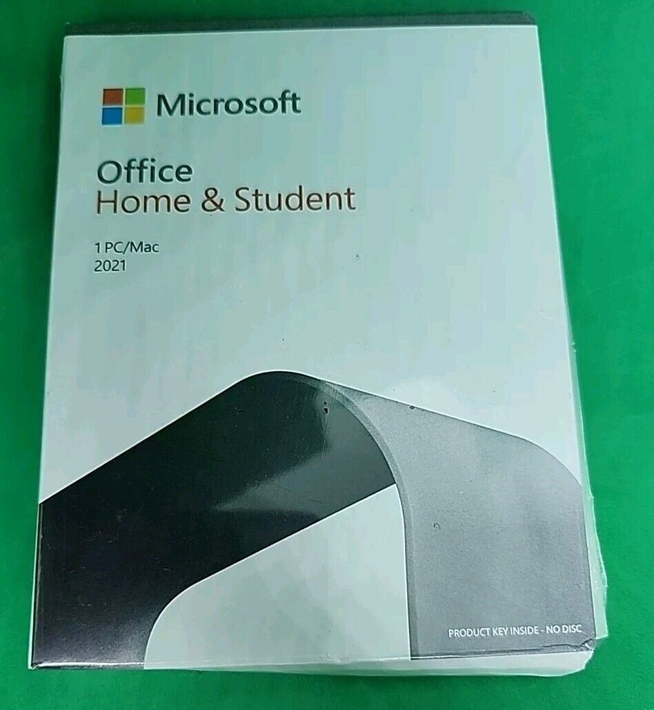 NEW Microsoft  Office Home & Student 2021 (1 Device) Mac/Windows Software Suites