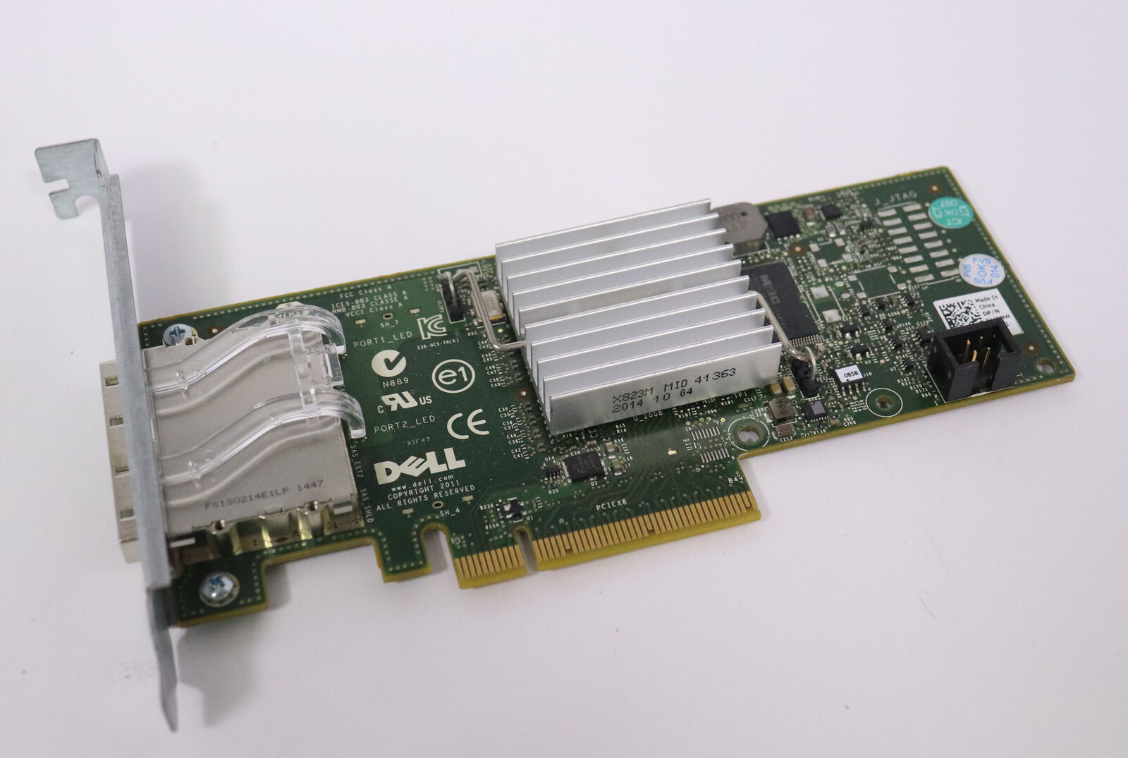 Dell H200E Full Height PCI-e Dual Port 6Gbps SAS HBA Card 12DNW