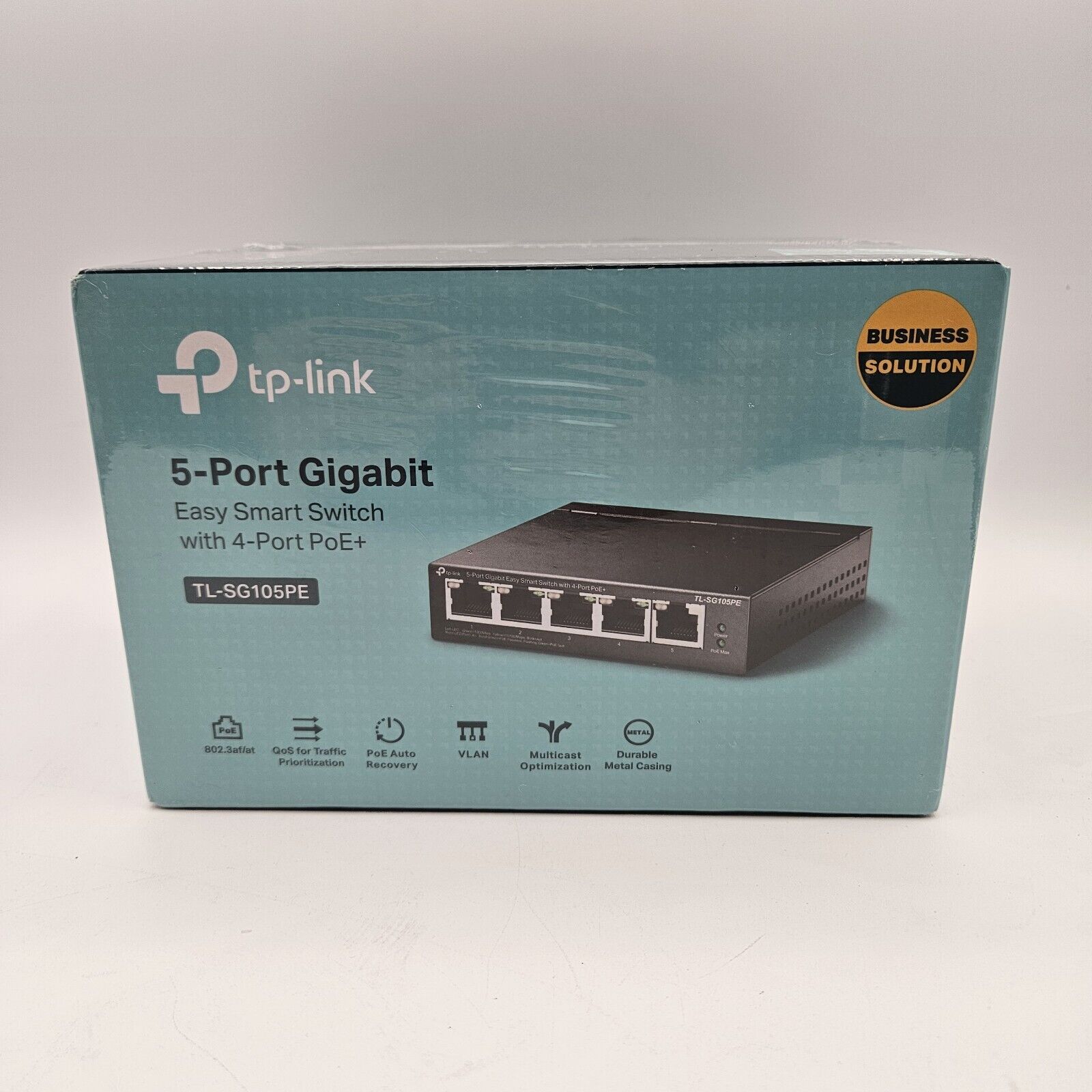 TP-Link TL-SG105PE - 5-Port Gigabit Easy Smart PoE+ Switch Lifetime Warranty NEW