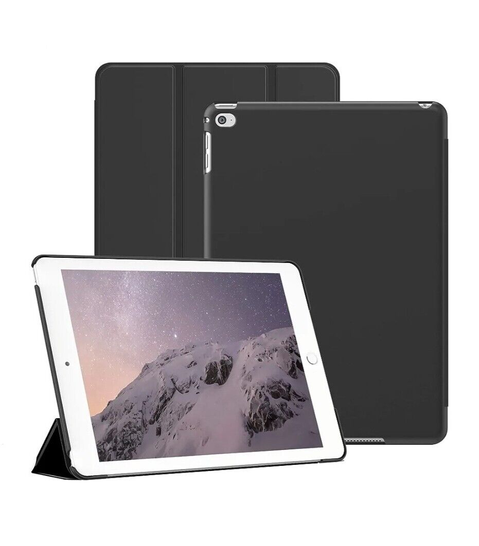 JETech Slim-fit Smart Case Cover for Apple iPad Air 2 Black