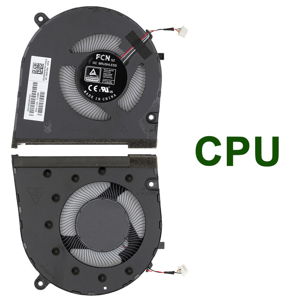 OEM CPU GPU Cooling Fan Replacement For HP Spectre x360 16-F 16T-F M83462-001