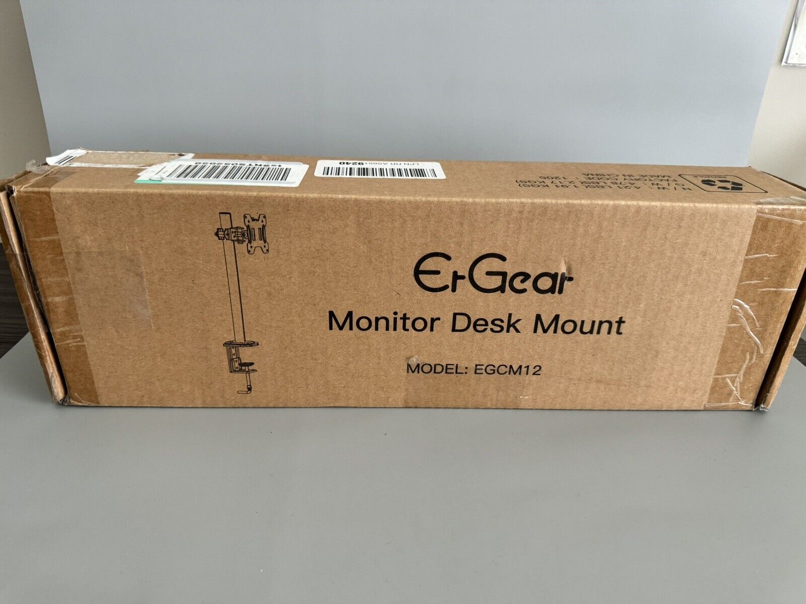 ErGear Monitor Desk Mount MODEL: EGCM12 