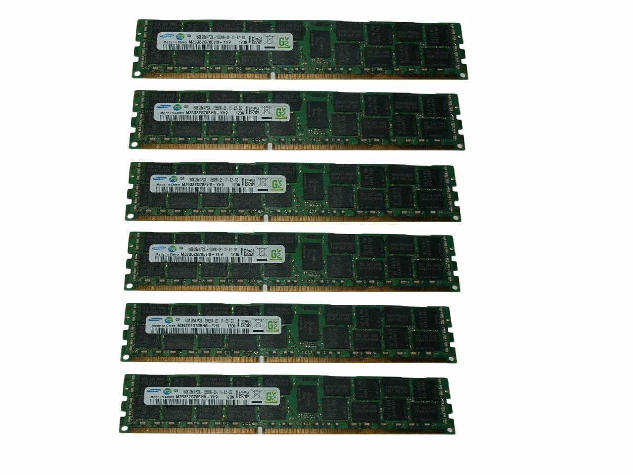 96GB (6x 16GB) 10600R RAM Memory For HP Proliant DL360 DL380 DL580 G6 G7 G8