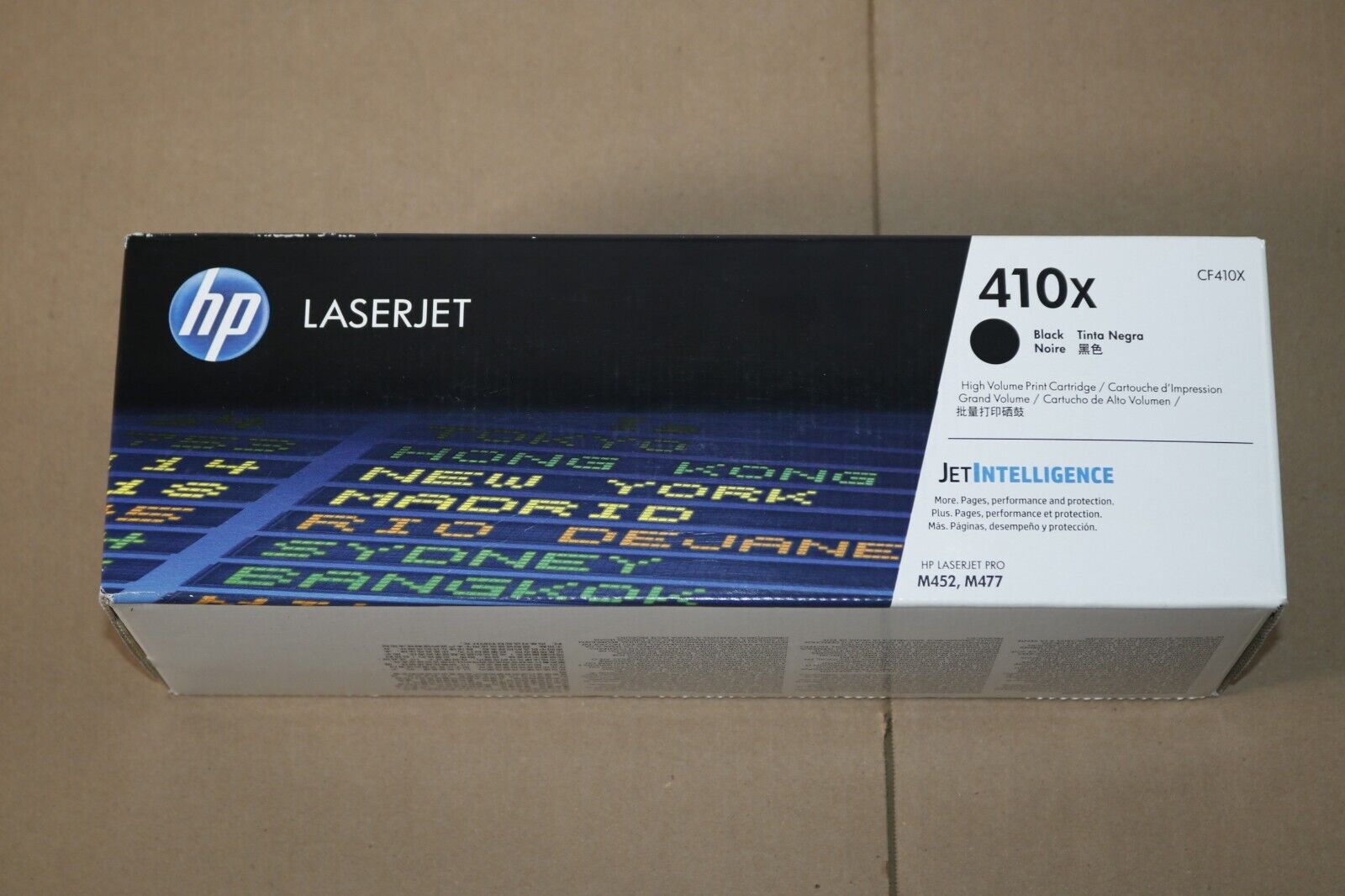 New OEM HP 410X LaserJet M452, M477 High Volume Black Toner Cartridge CF410X