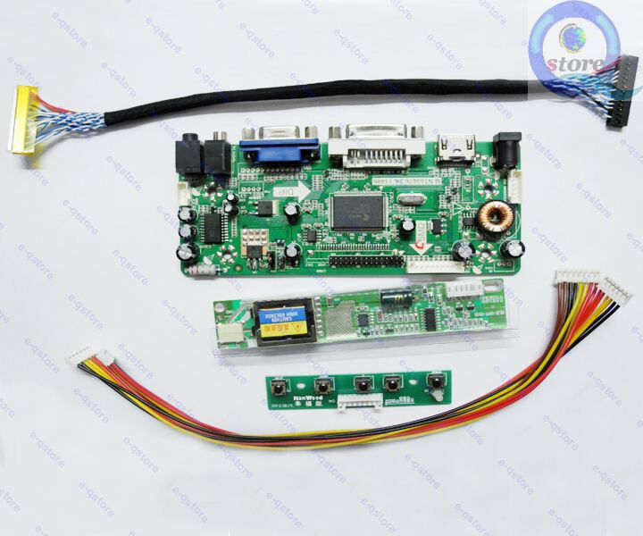 M.NT68676.2A(HDMI+DVI+VGA+Audio) LCD/LED Screen Controller Board Diy Monitor Kit