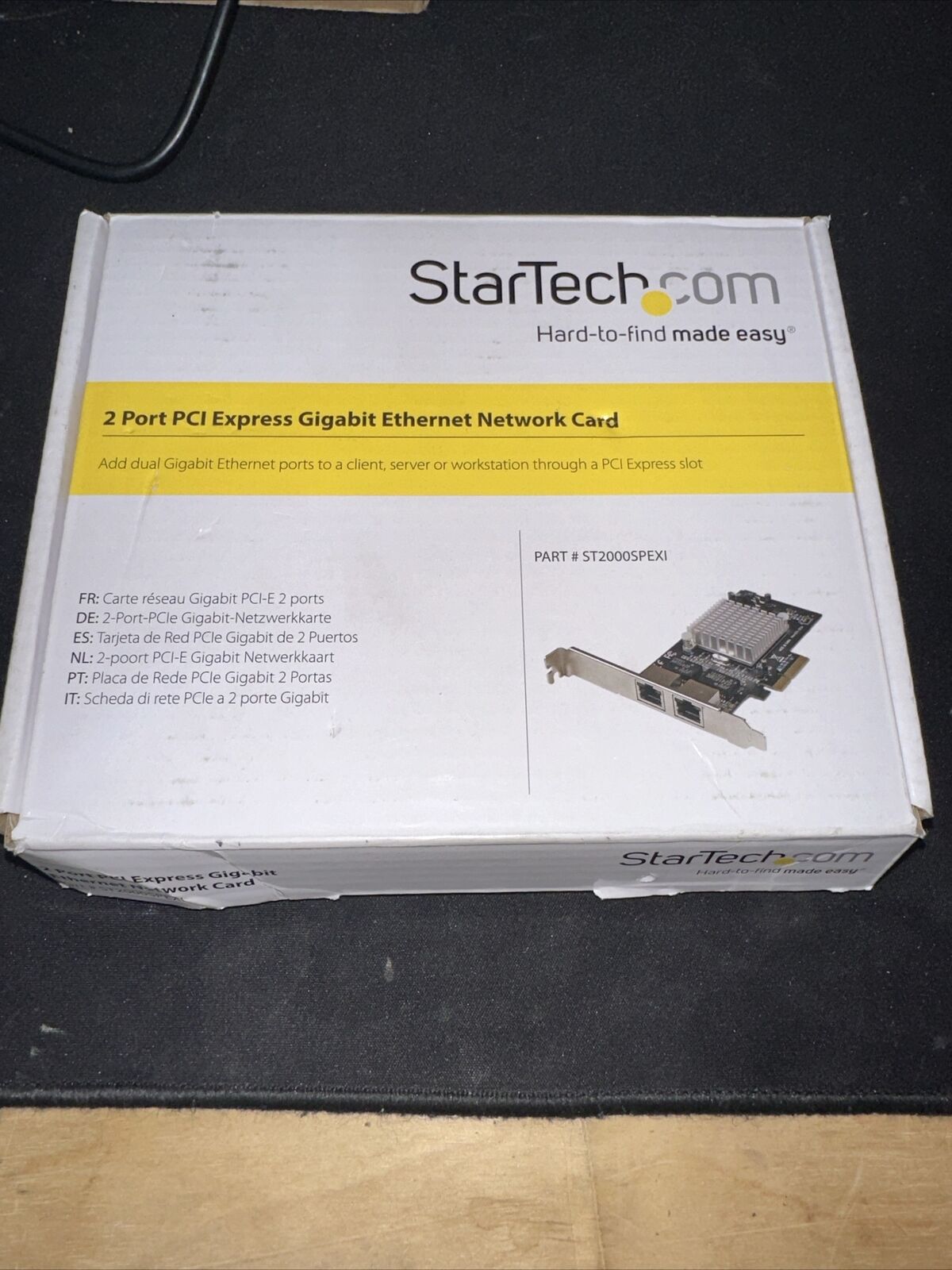 StarTech.com Dual Port PCI Express (PCIe x4) Gigabit Ethernet Server Adapter