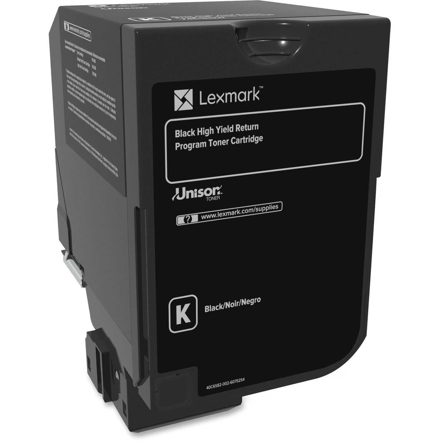 Lexmark Rtn Toner Cartridge f/CS720/725 20 000 Page Yield BK 74C1HK0