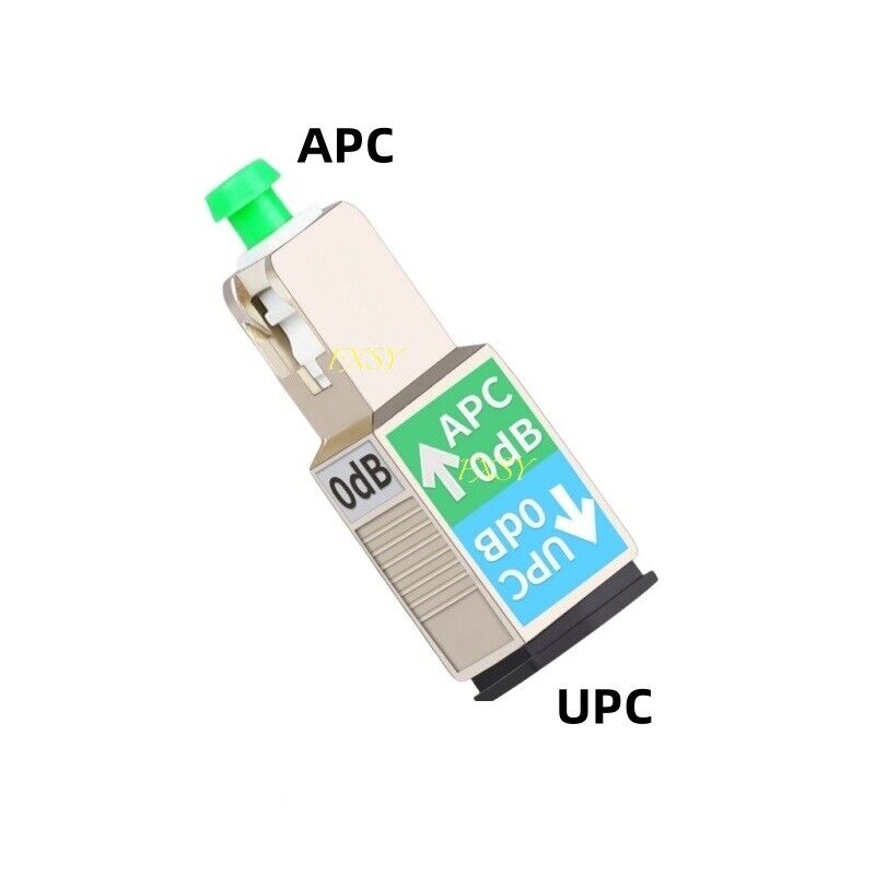 SC APC Male to SC UPC Female Hybrid Fiber Optical Adapter Optic Converter