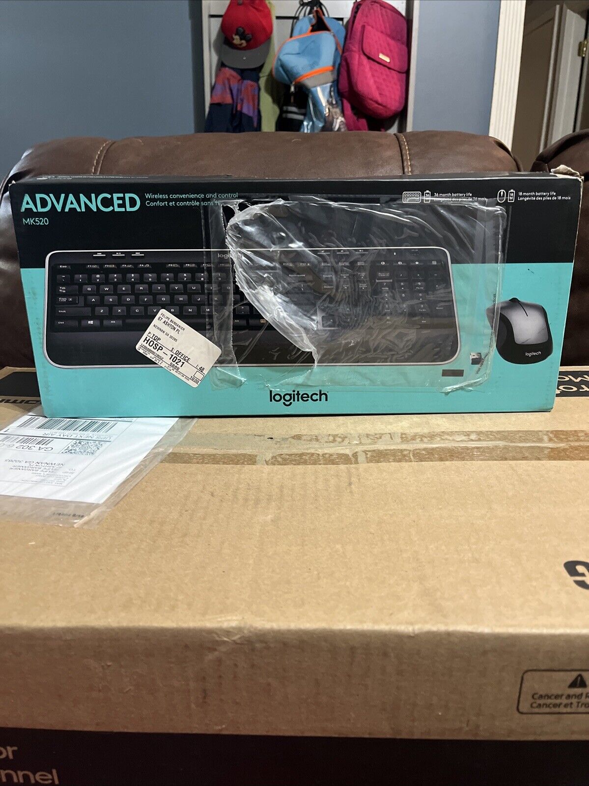 Logitech MK520 Advanced Wireless Keyboard and Mouse Combo Set Sealed NEW