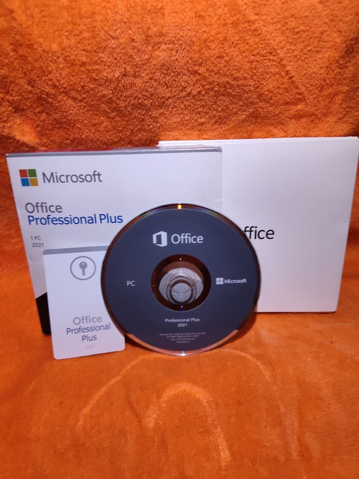 Microsoft Office 2021 Professional Plus DVD + Key Card New Sealed Retail Package
