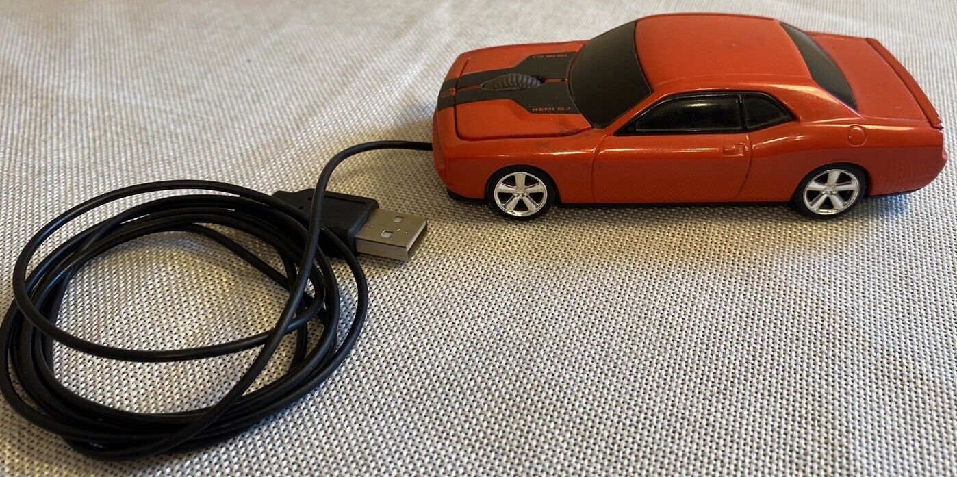 The original Road Mice 2.4Ghz USB Dodge Challenger Wired Computer Mouse Muscle