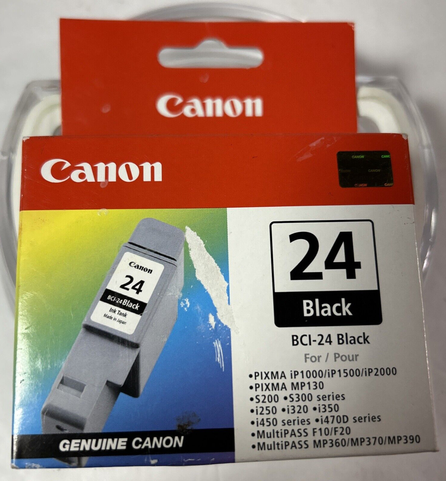 New Genuine Canon BCI-24 Black Ink tank Cartridges Sealed. Fast Ship 7 DAY SALE