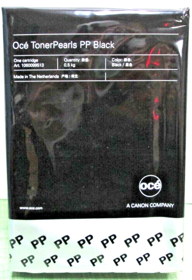 Authentic New Sealed - Oce Colorwave 600 1060099513 Black Toner Pearls PP 0.5kg