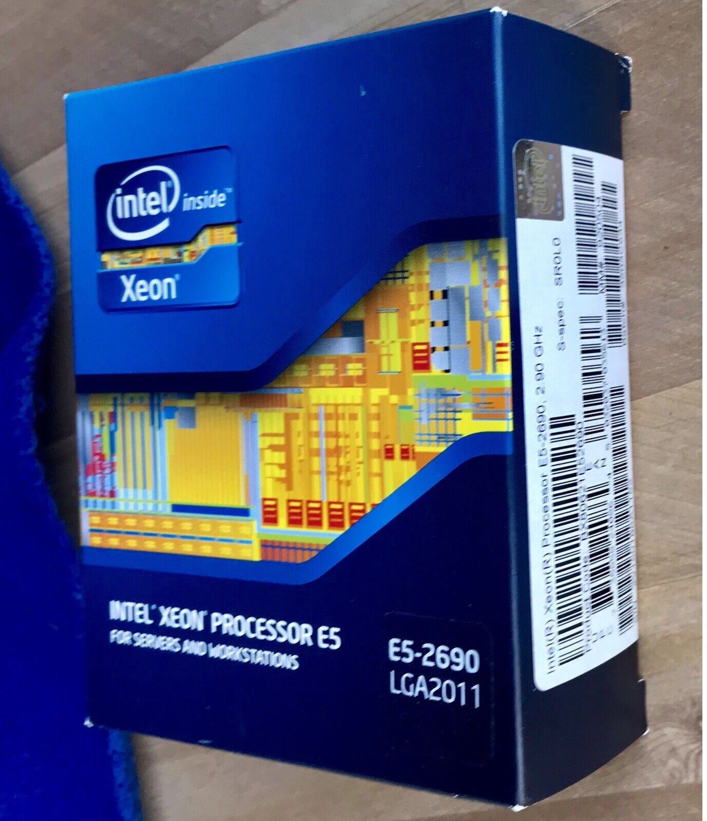 Collector Item: Intel Xeon Processor E5-2960 LGA2011 Retail Box + Manual. NO CPU