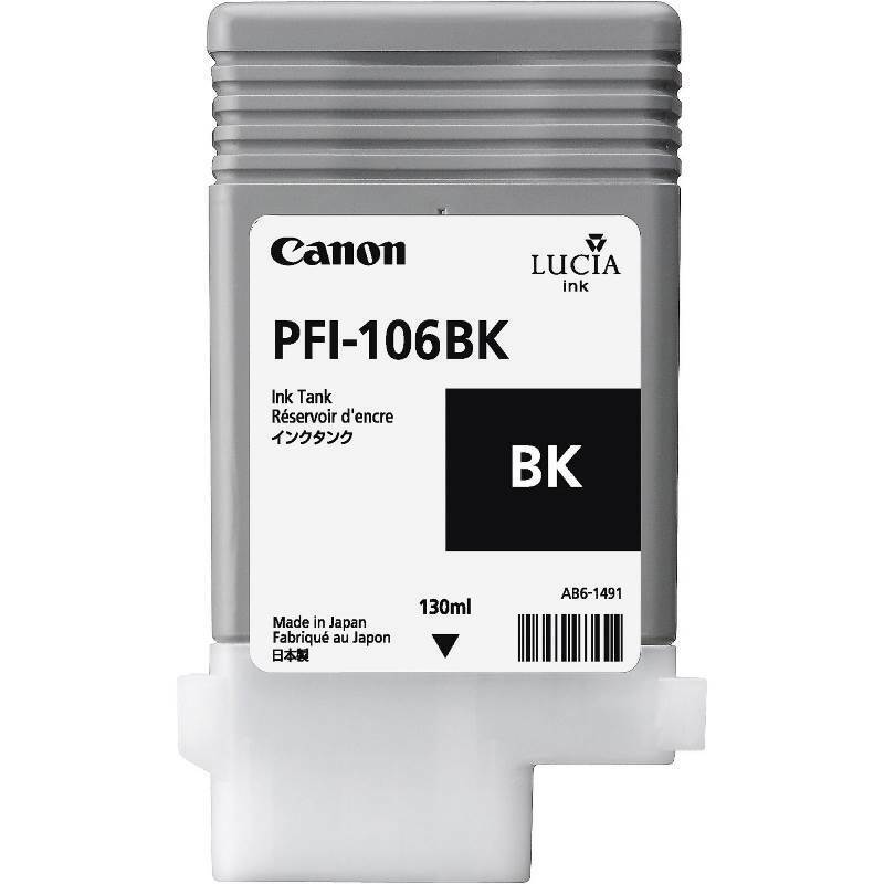 Canon PFI-106BK Black Ink Cartridge GENUINE